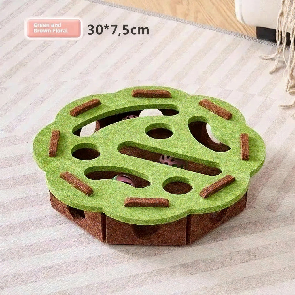 Katze Puzzle Spielzeug Filz Puzzle Box Katze Übung Spielzeug Mit Ball Indoor Sport Unterhaltung Jagd Katze Spielzeug Für Indoor Katzen