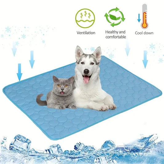 Hund Kühlmatte Sommer Haustier Kaltes Bett Extra Groß Für Kleine Große Hunde Haustier Zubehör Katze Langlebige Decke Sofa Katze Eis Pad Decke