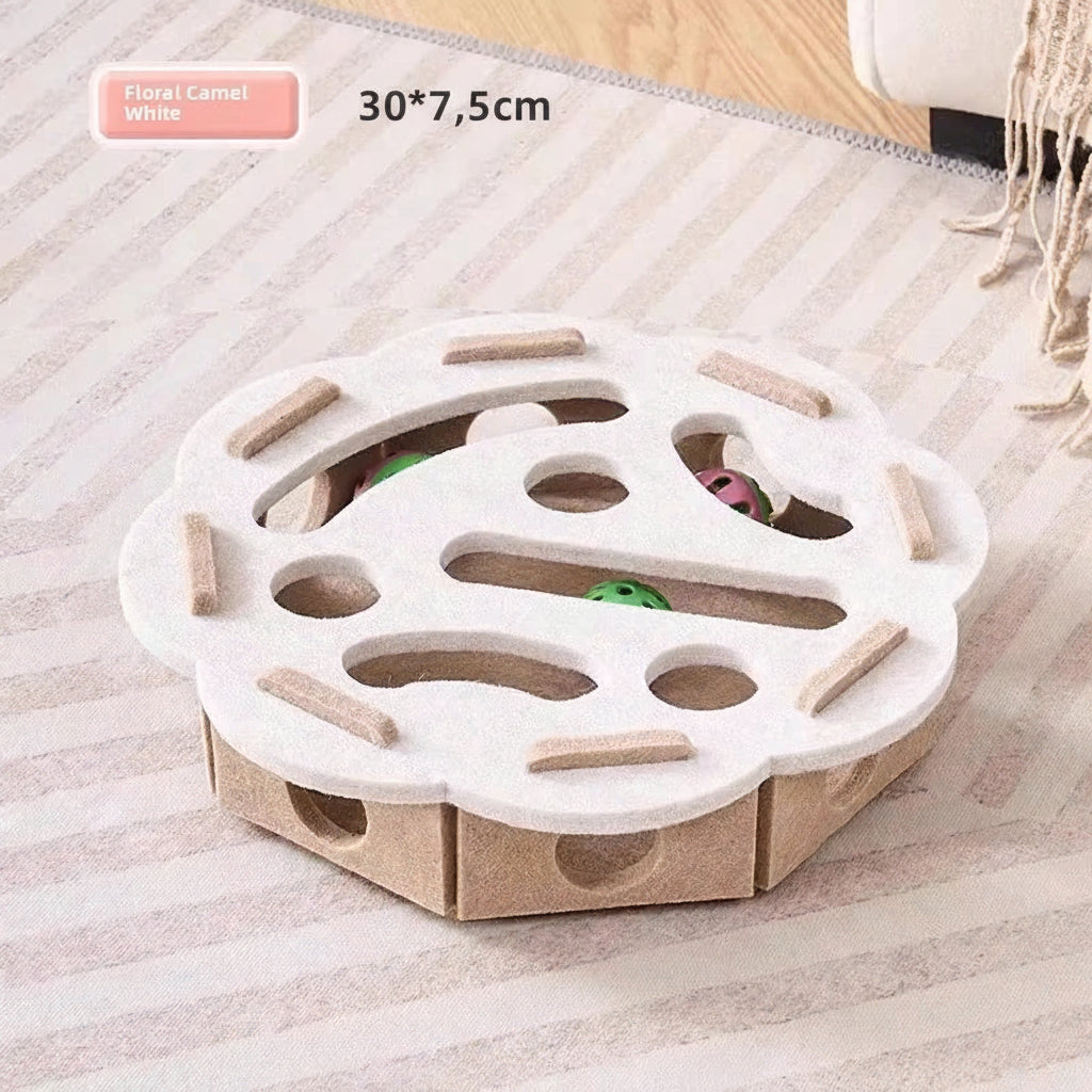 Katze Puzzle Spielzeug Filz Puzzle Box Katze Übung Spielzeug Mit Ball Indoor Sport Unterhaltung Jagd Katze Spielzeug Für Indoor Katzen