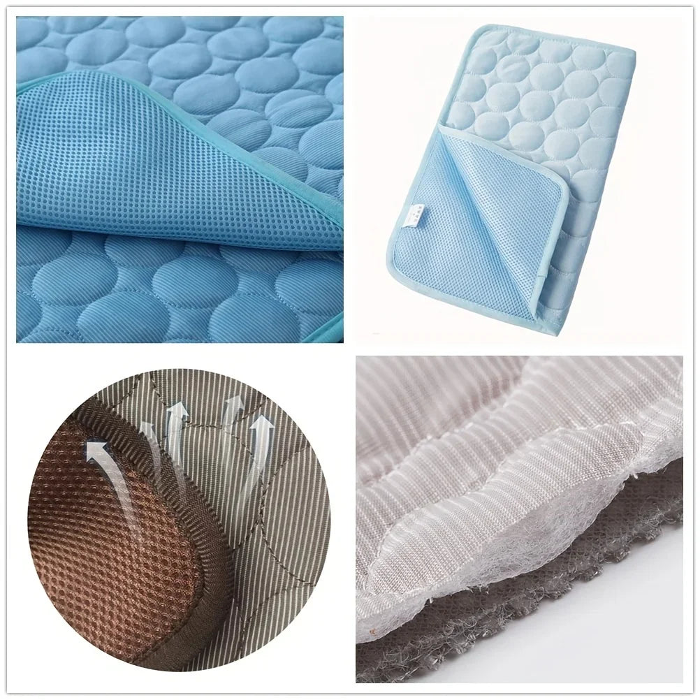Hund Kühlmatte Sommer Haustier Kaltes Bett Extra Groß Für Kleine Große Hunde Haustier Zubehör Katze Langlebige Decke Sofa Katze Eis Pad Decke