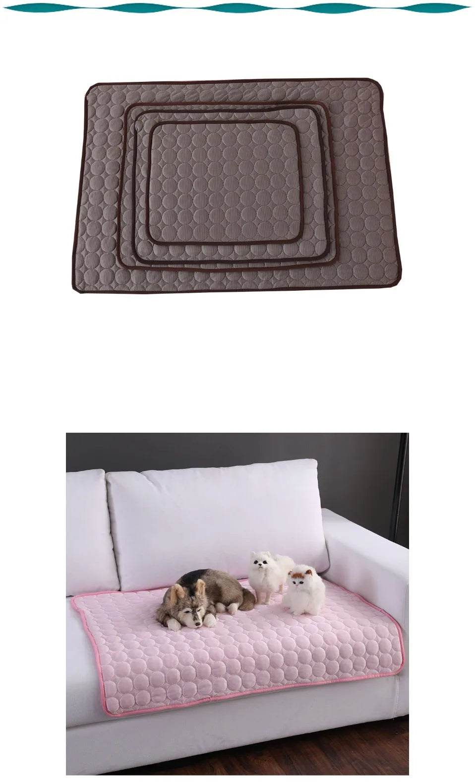 Hund Kühlmatte Sommer Haustier Kaltes Bett Extra Groß Für Kleine Große Hunde Haustier Zubehör Katze Langlebige Decke Sofa Katze Eis Pad Decke